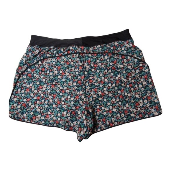 Lands End Board Shorts Floral Print Liner Lightweight Swim Beach Pool Women 26W - Picture 2 of 9